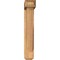 Ekena Millwork Traditional Craftsman Smooth Bracket w/ Offset Brace, Western Red Cedar, 5 1/2"W x 24"D x 32"H BKT0604X24X32TRA04SWR - alternate 3